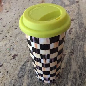 NWT Mackenzie child's courtly check travel cup
